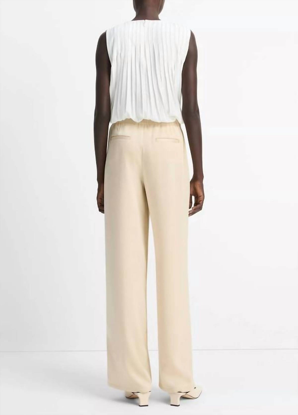 Vince - MID RISE SIDE STRAP PULL ON PANT