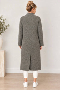 Vince - PEBBLE TEXTURE WOOL COAT