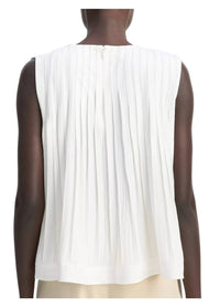 Vince - Pleated A-line Top