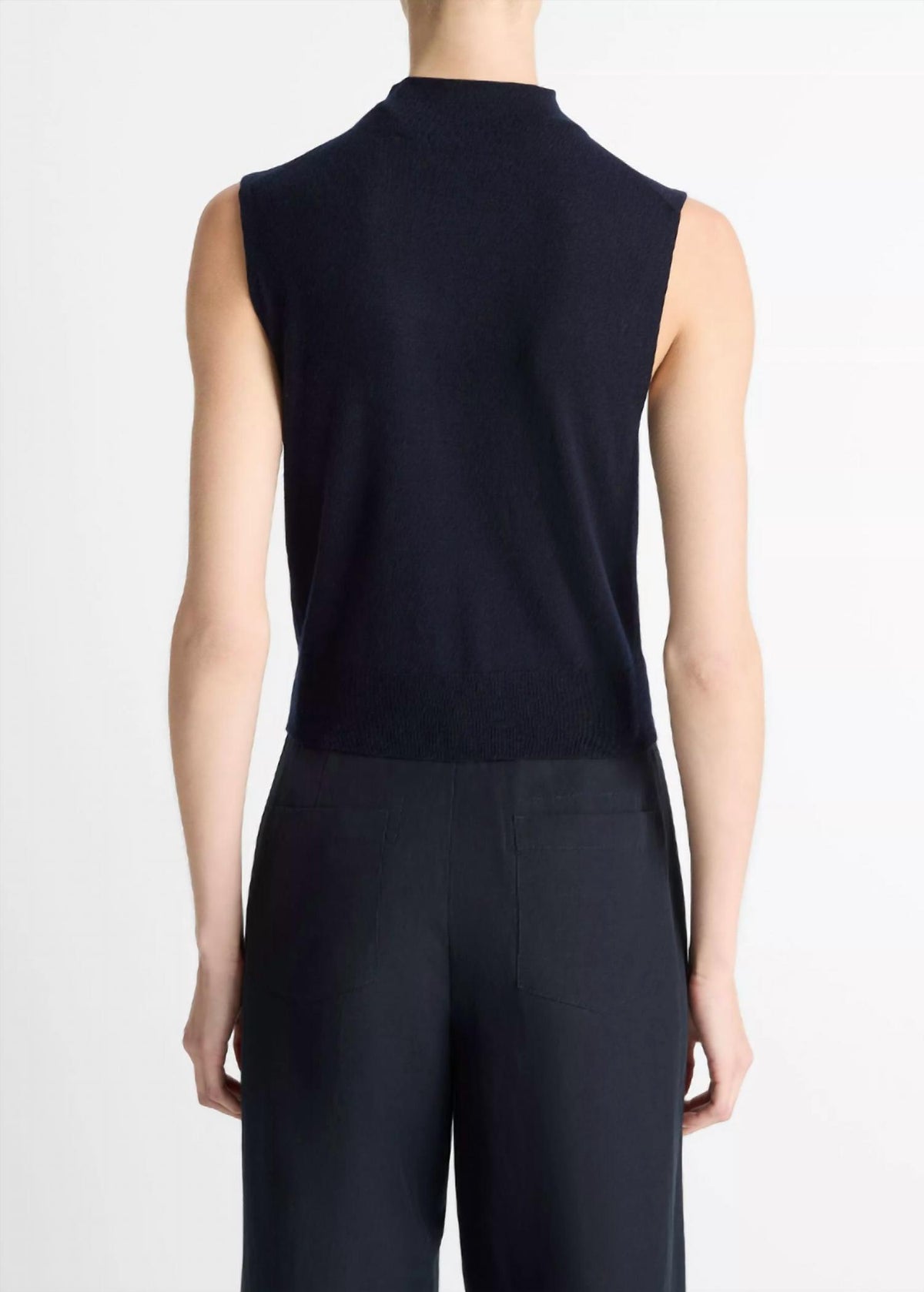 Vince - Sleeveless Mock Neck Top