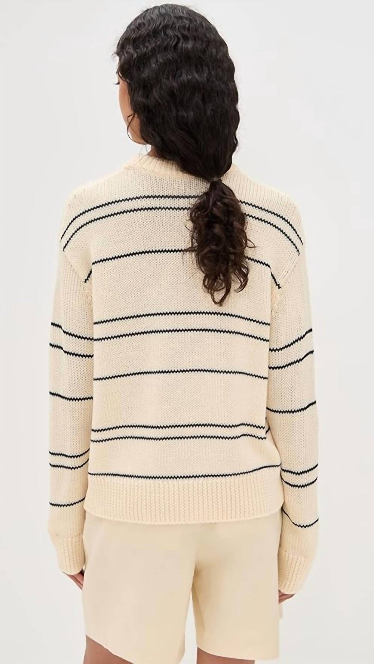 Vince - Variegated Stripe Crew Neck Sweater