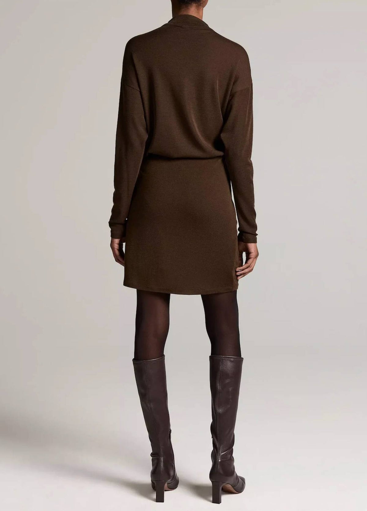 Vince - Wool-blend Side-drape Short Skirt