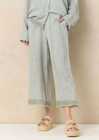 Vintage Havana - Drapy Linen Pant
