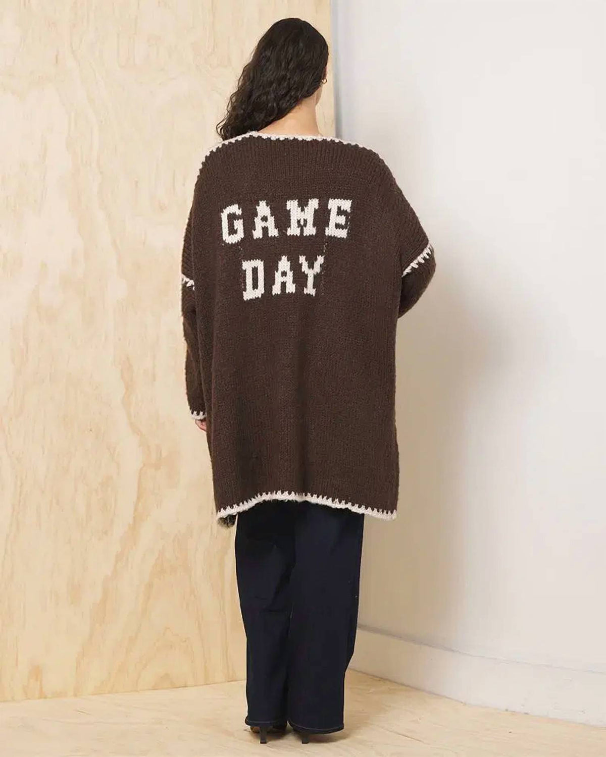 Vintage Havana - Game Day Open Front Cardigan