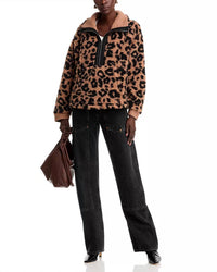 Vintage Havana - Leopard Sherpa Jacket