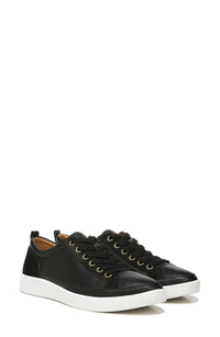 Vionic - Women's Leather Winny Low Top Sneaker - black - leather - shoes