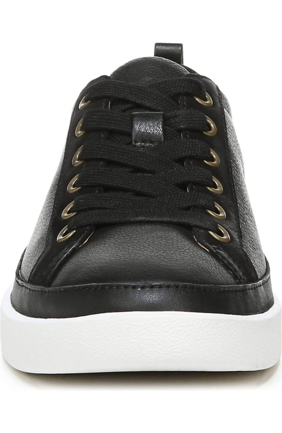 Vionic - Women's Leather Winny Low Top Sneaker - black - leather - shoes