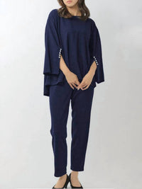 Vividlux - Batwing Sleeves Two Pieces Set