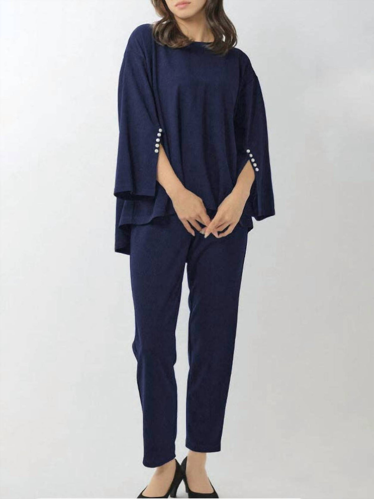 Vividlux - Batwing Sleeves Two Pieces Set