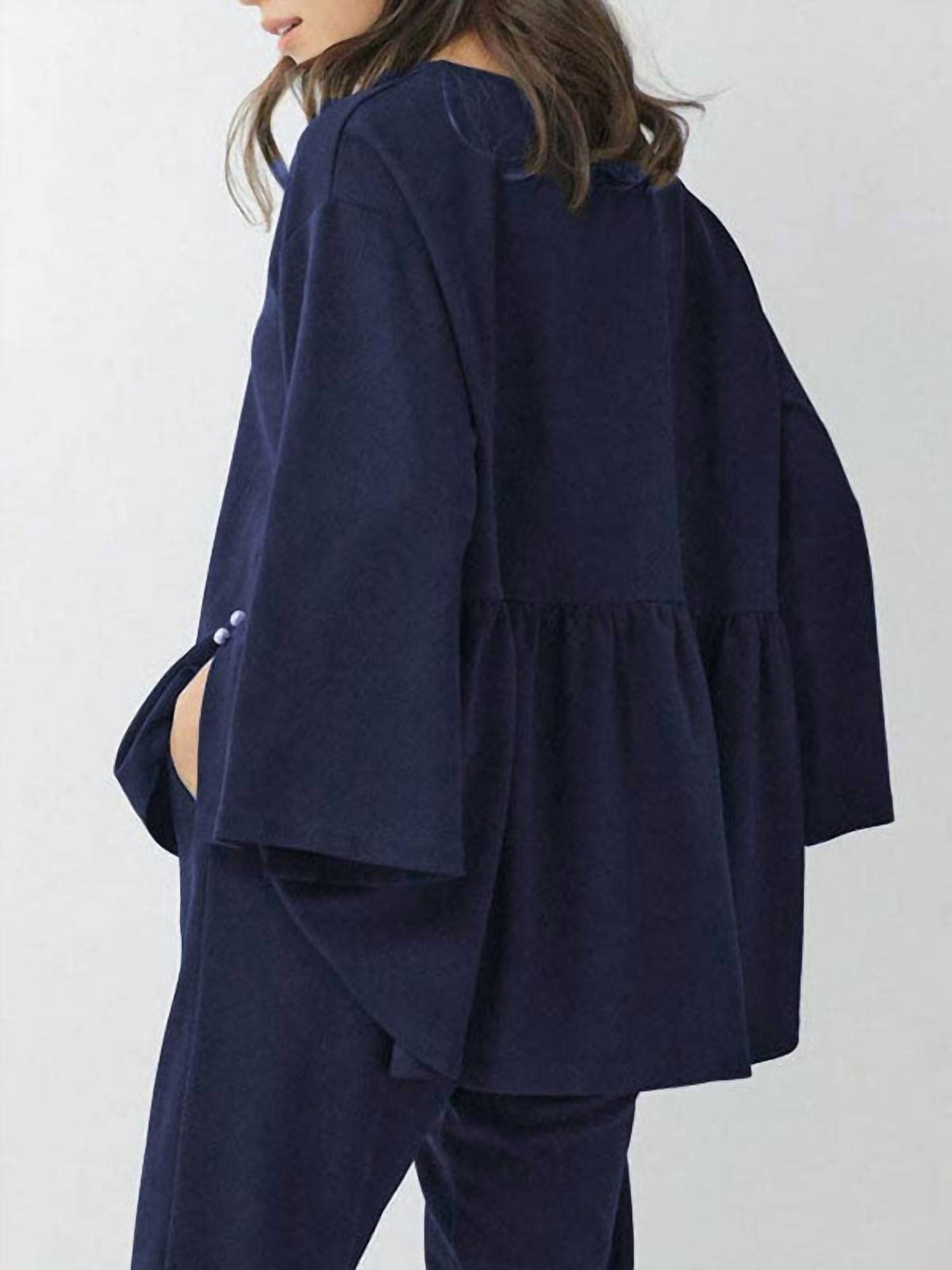Vividlux - Batwing Sleeves Two Pieces Set