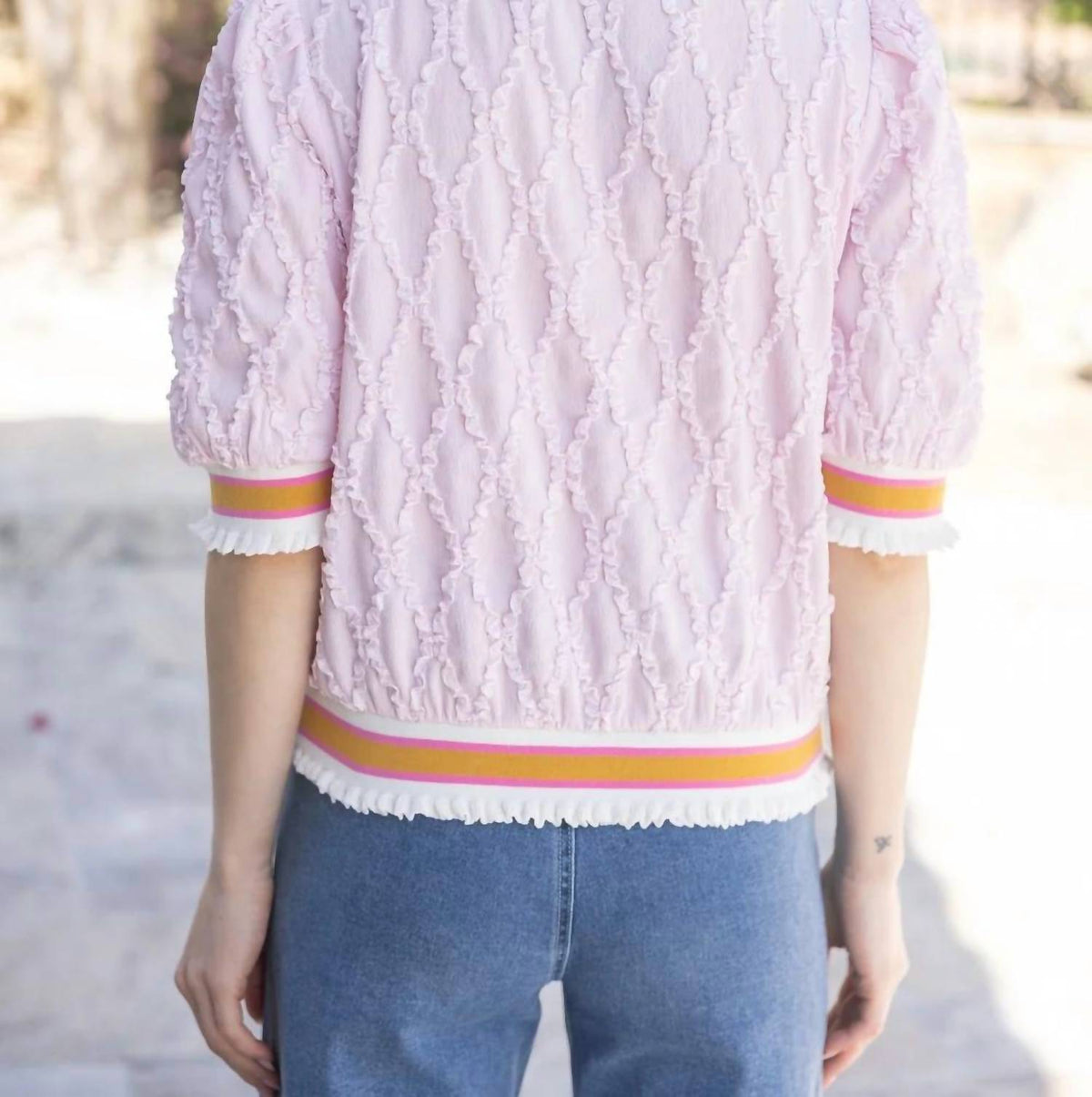 Voy - Diamond Patterned Top