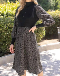 Voy - Floral Sleeve Dress