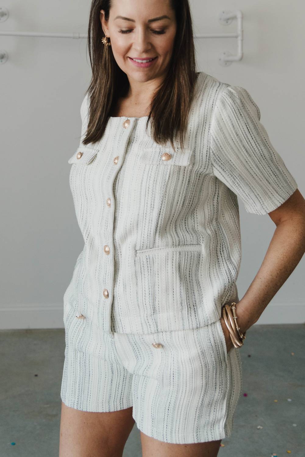 Voy - Keep It Business Tweed Short Set - clothing - loungewear - loungewear - set