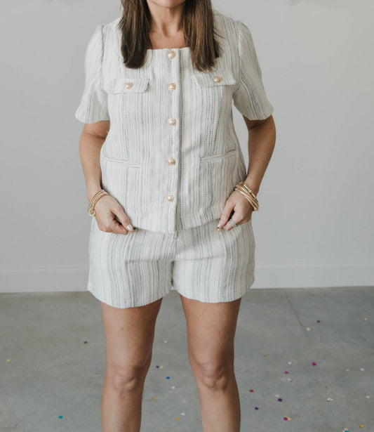 Voy - Keep It Business Tweed Short Set - clothing - loungewear - loungewear - set