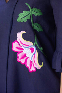 Voy - Mali Embroidered Shift Dress