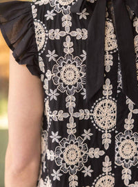 Voy - Starlet Embroidered Dress