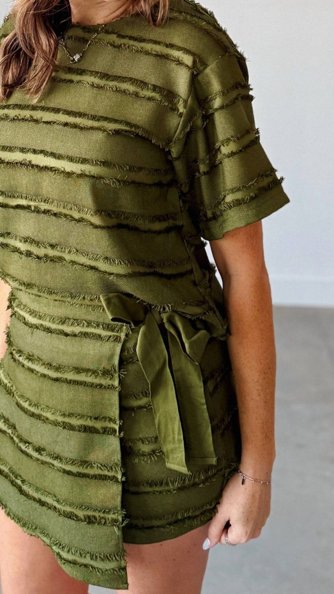 Voy - Sure Thing Skort Set - clothing - green - loungewear