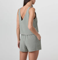 Vuori - Villa Textured Crop Tank Top