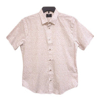 Vustra - Men's Mesa Short Sleeve - beige - casual - button - down - shirts - clothing