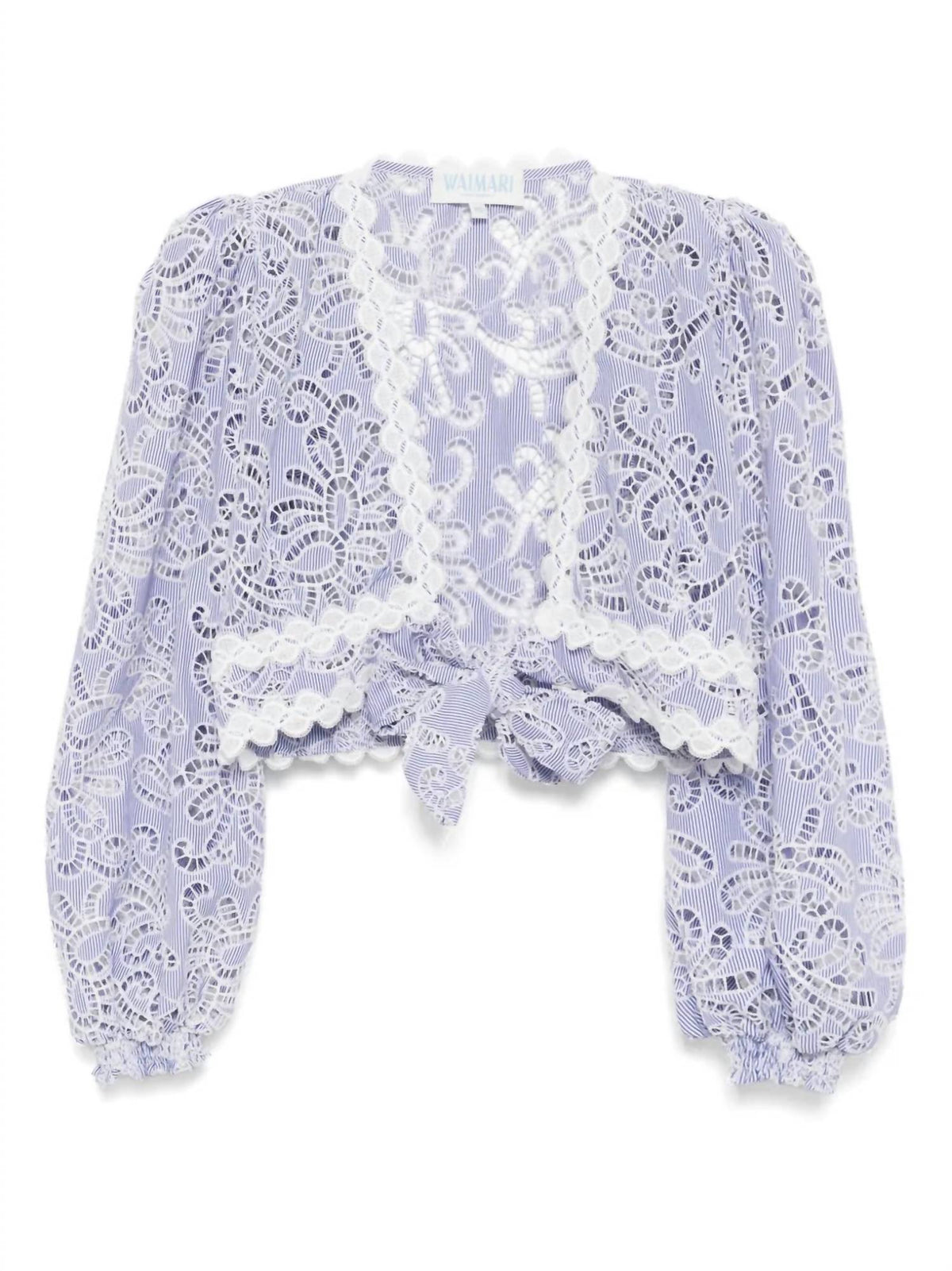 Waimari - Cecil Embroidered Eyelet Top