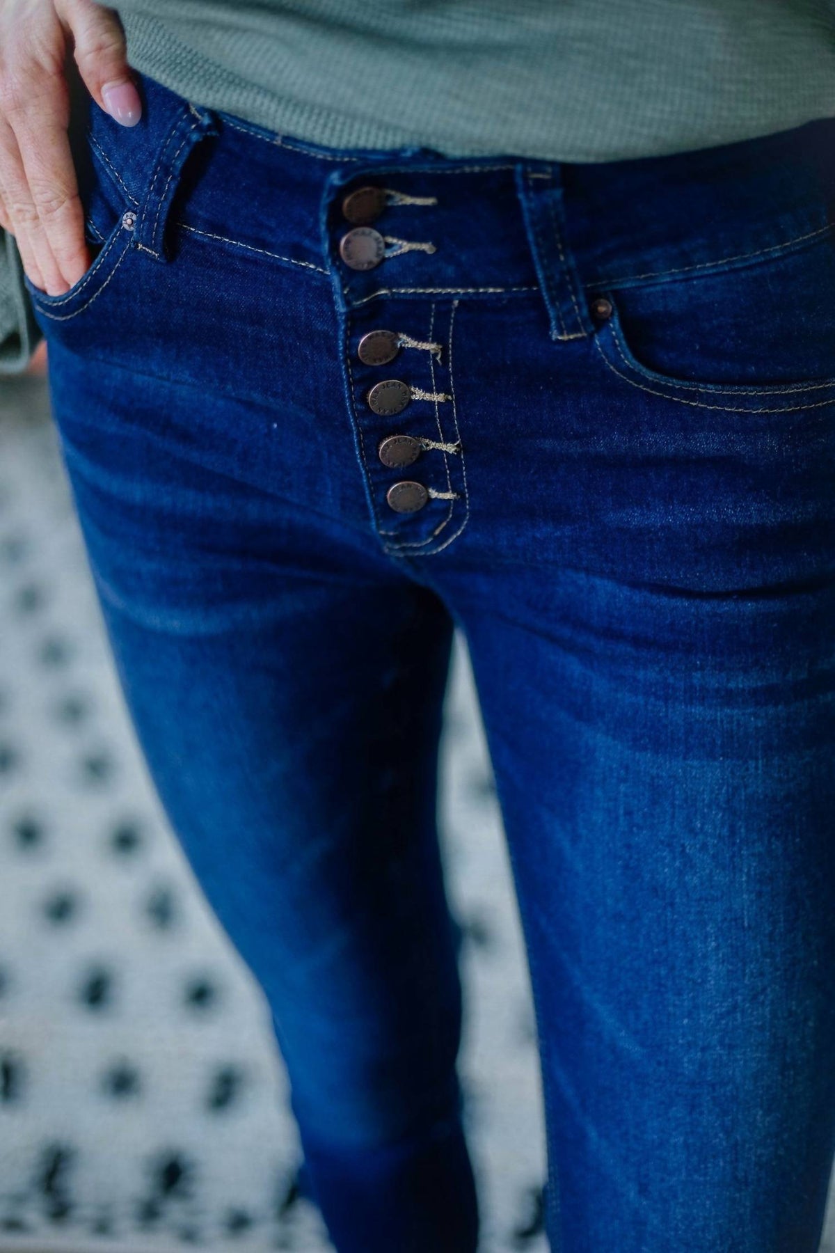 Wax Jean - Exposé Button Fly Jeans