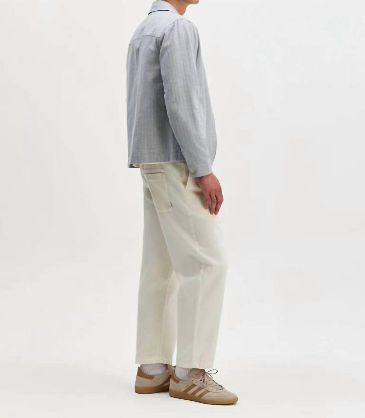 Wax London - Eldon Herringbone Cotton Jacket