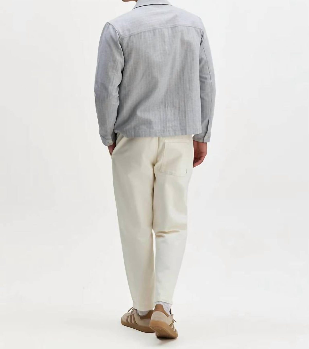 Wax London - Eldon Herringbone Cotton Jacket