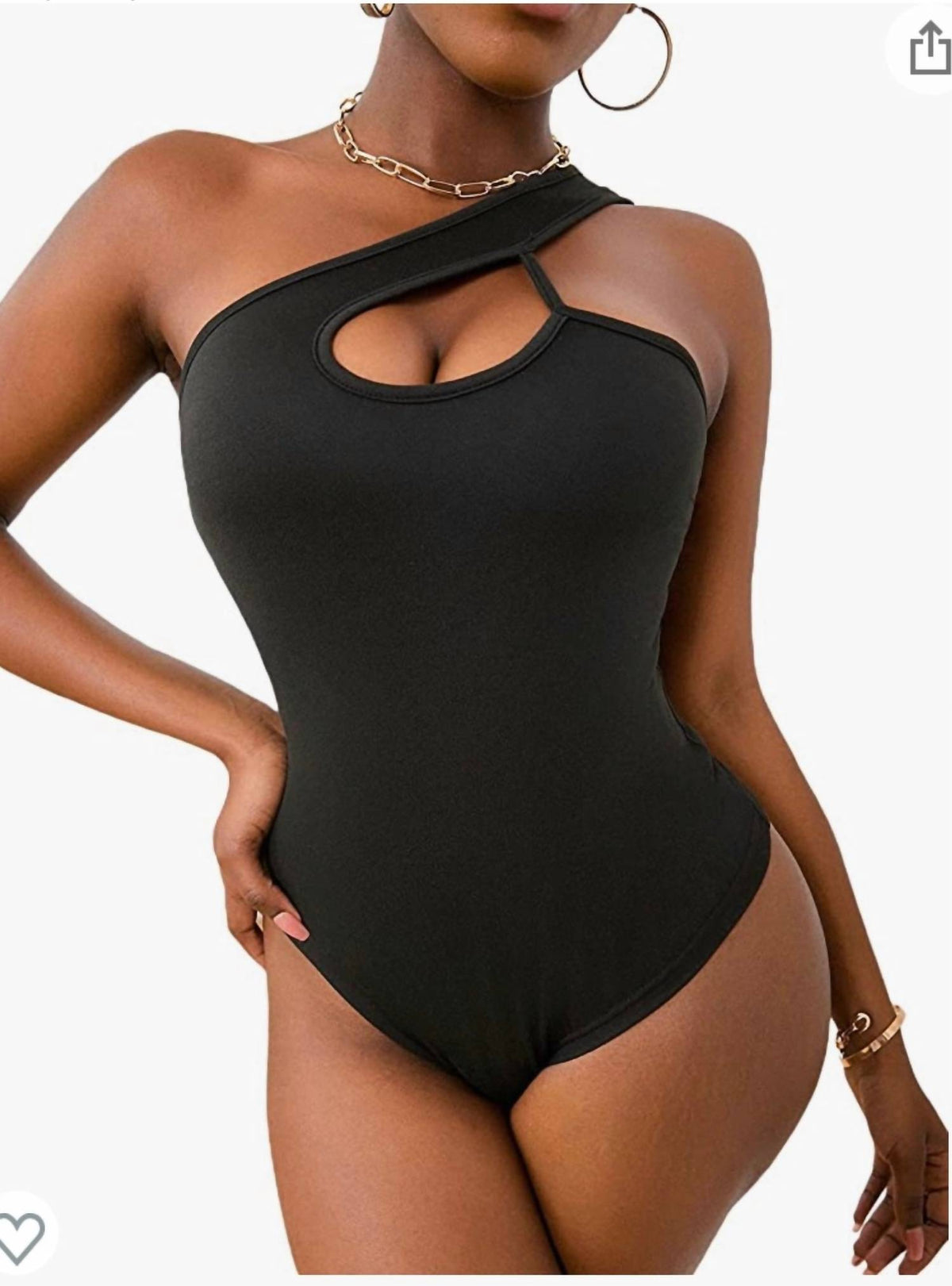 Wdirara - Jackie Cut Out Bodysuit