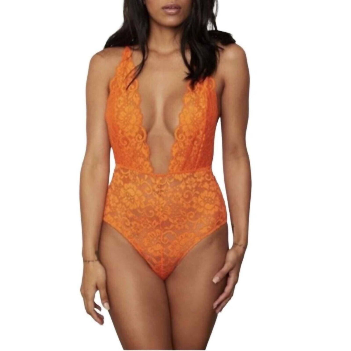 We Are Hah - Comin’ In Haht Lace Bodysuit