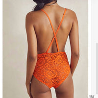 We Are Hah - Comin’ In Haht Lace Bodysuit