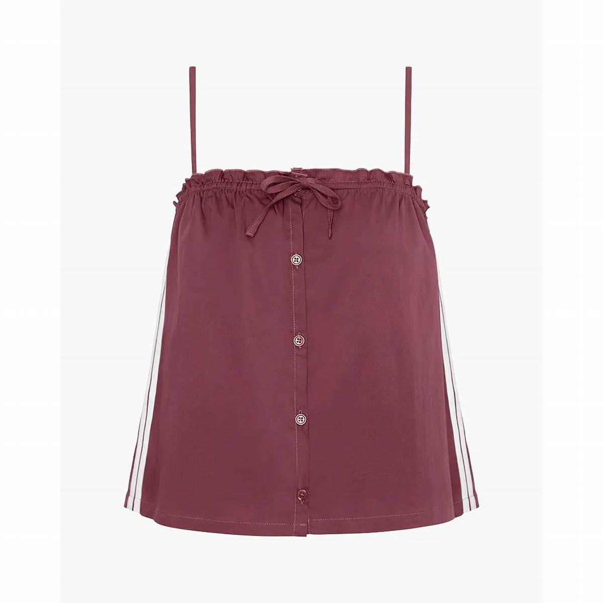 We Wore What - Button Up Boxy Tank Top