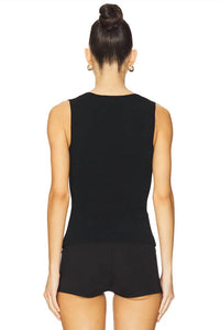 We Wore What - Twist Front Flyaway Tank
