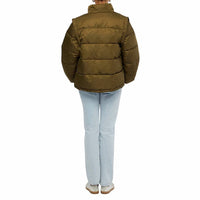 We Wore What - Zip Off Sleeve Puffer Jacket
