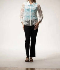 Weavz - Sheer flower shirt