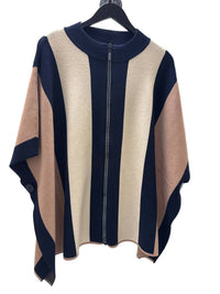 Weavz - Women's Bling Zipper Poncho