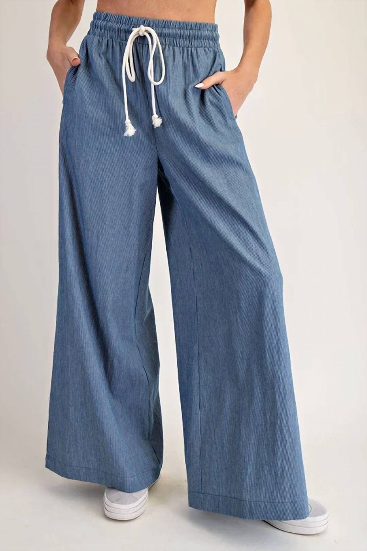 Whimsical Mimsy - Crisp Air Pinstripes Pants