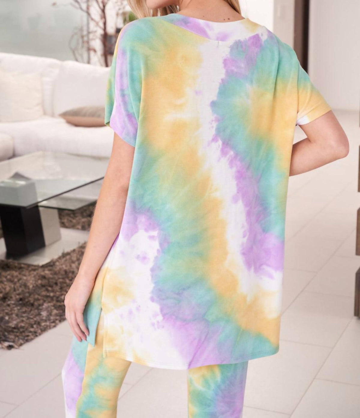 White Birch - Deja Tie Dye Loungewear Set