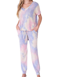 White Birch - Delilah Tie Dye Loungewear Set - clothing - loungewear - loungewear - set