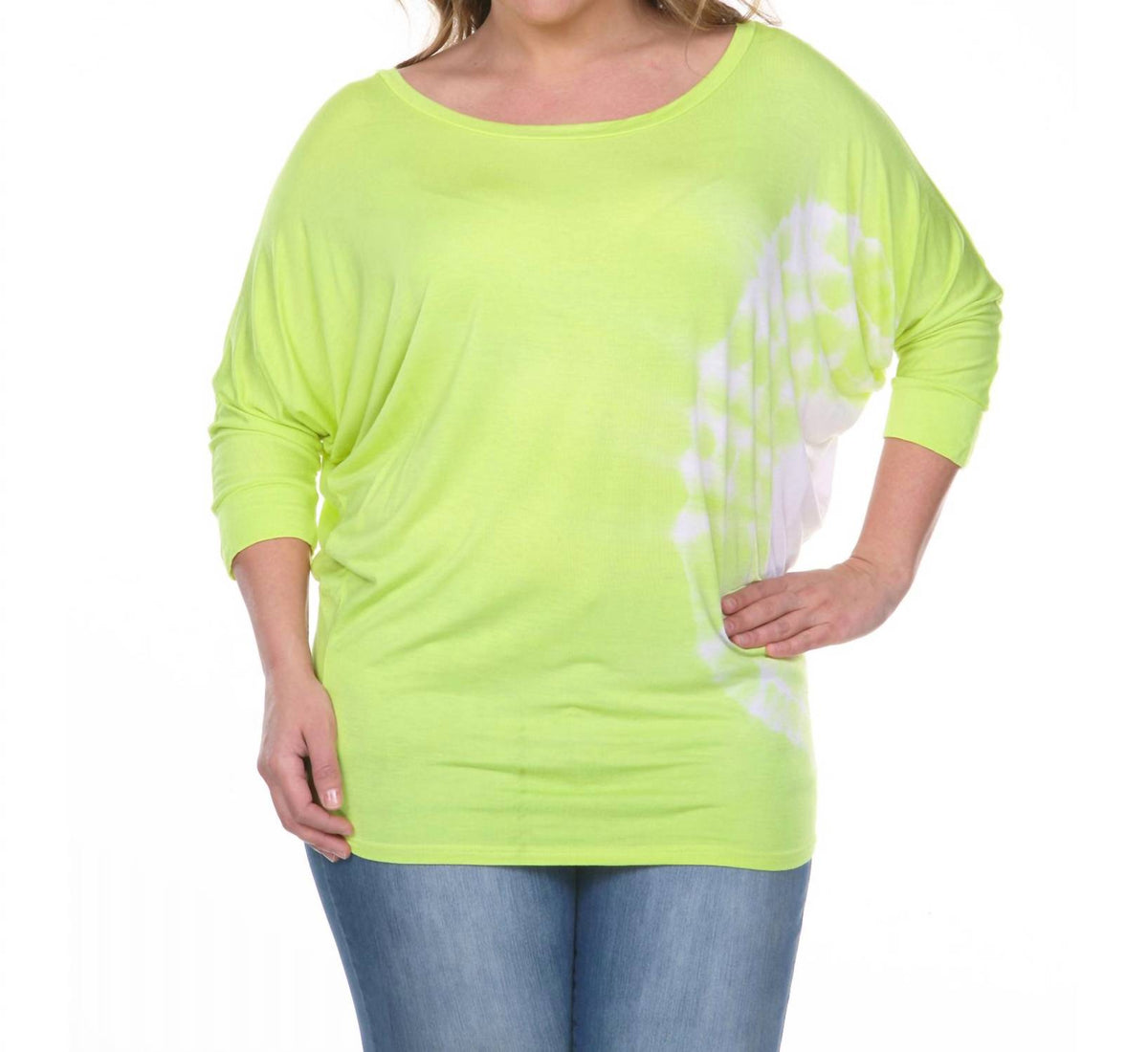 White Mark - Tie Dye Tunic Top - Plus