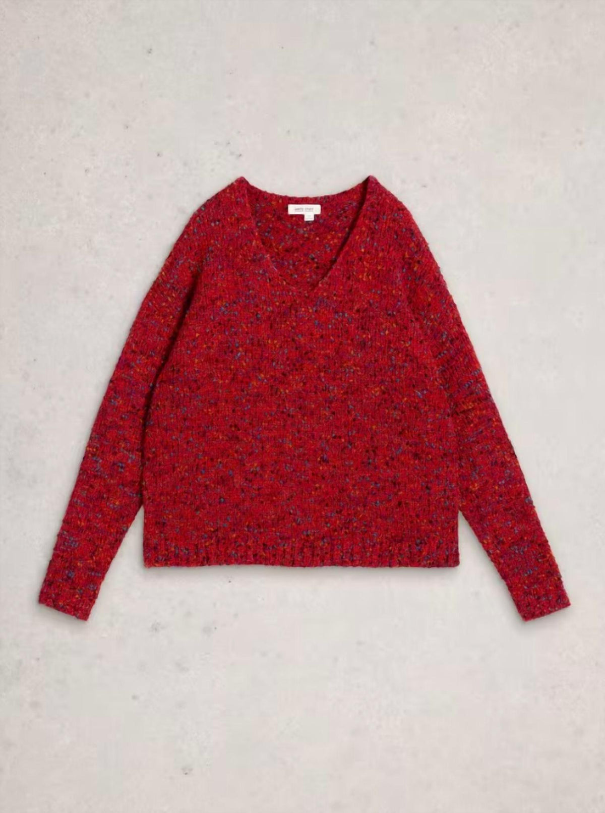White Stuff - Textured V Neck Sweater