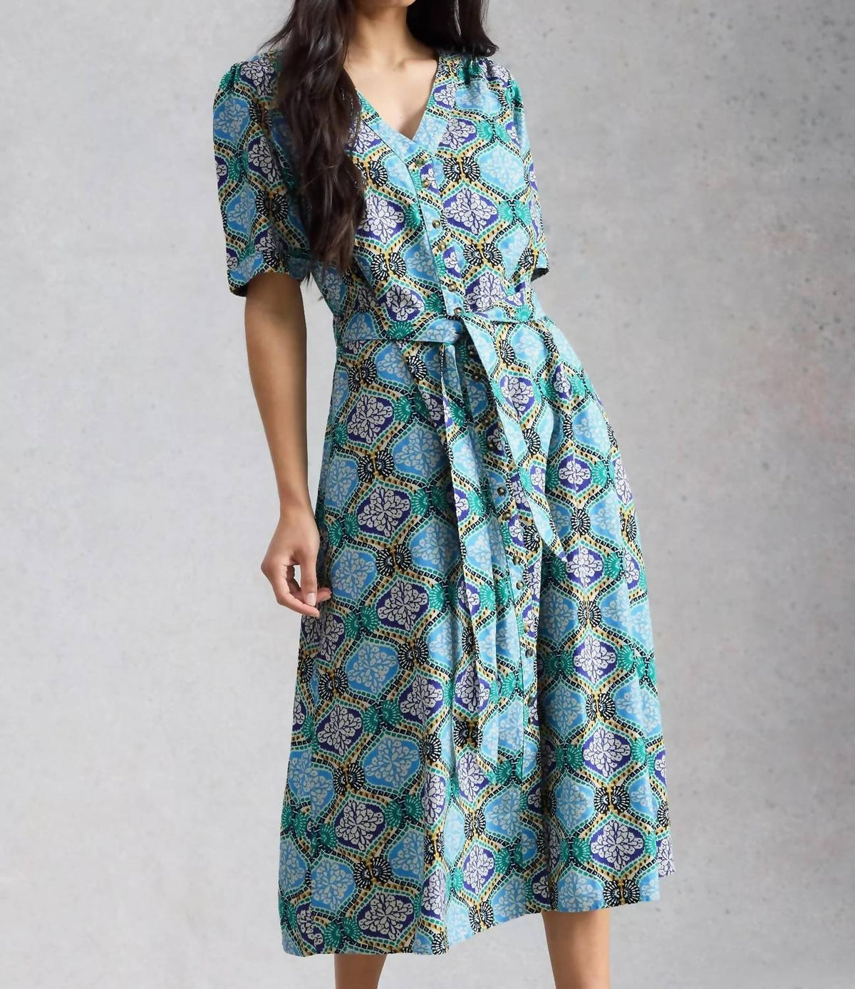 White Stuff - Val Linen Blend Dress