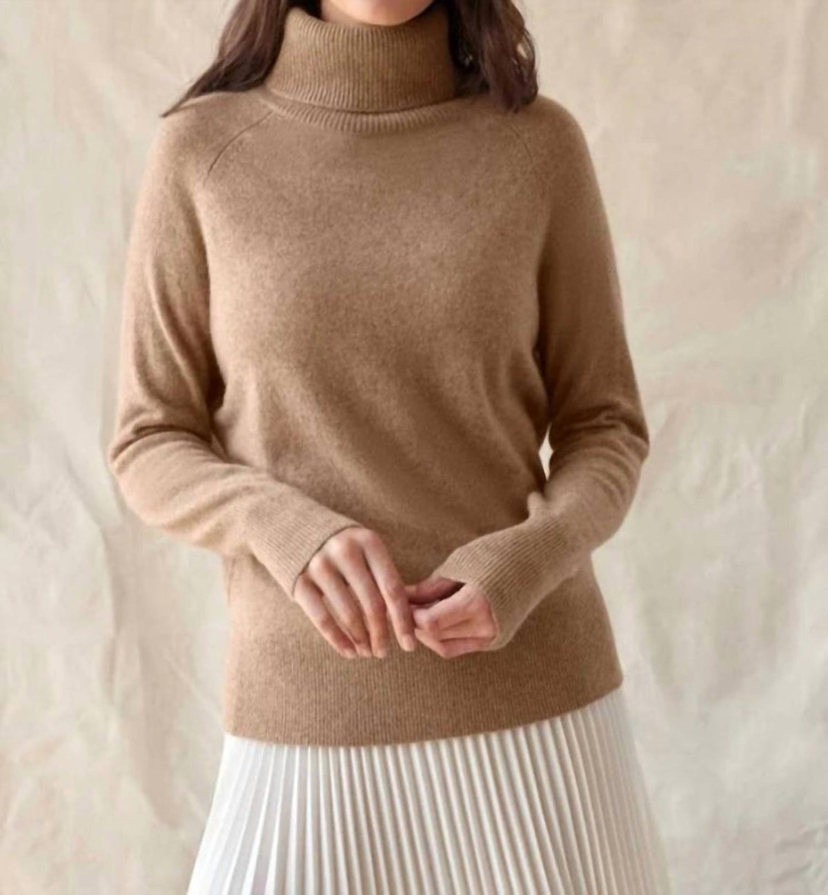 White + Warren - Cashmere Essential Turtleneck Sweater