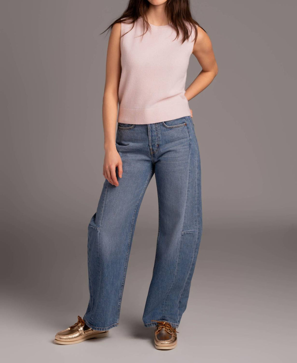 White + Warren - Cashmere Shell Tank