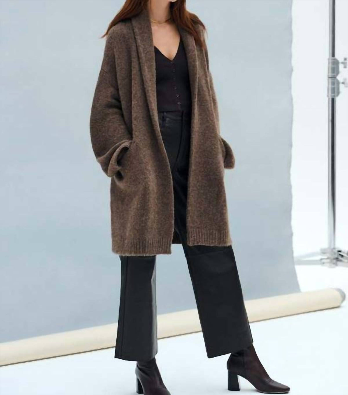 White + Warren - Plush Alpaca Blend Luxe Coatigan