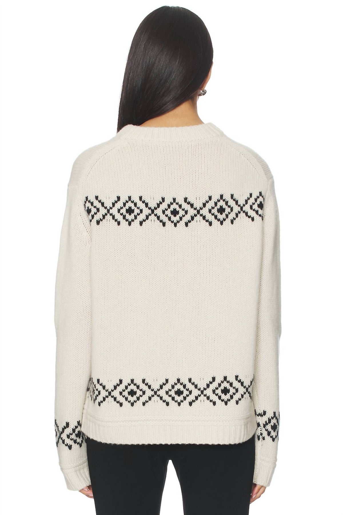 White + Warren - SKI CREWNECK SWEATER