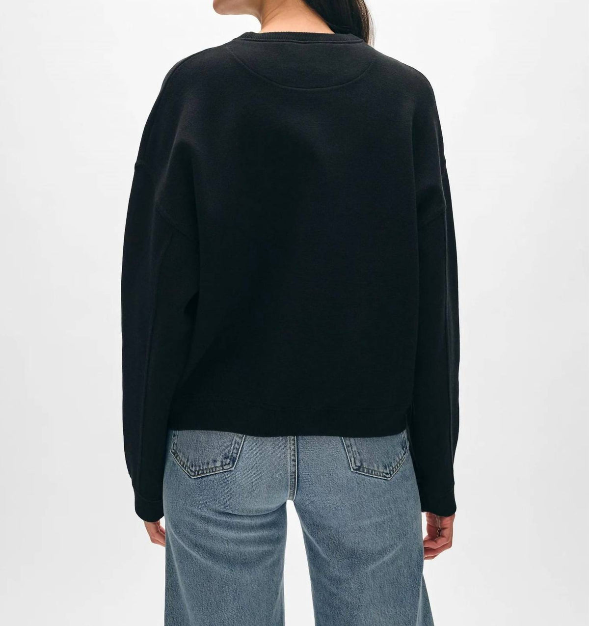 White + Warren - Superfine Organic Cotton Easy Sweatshirt