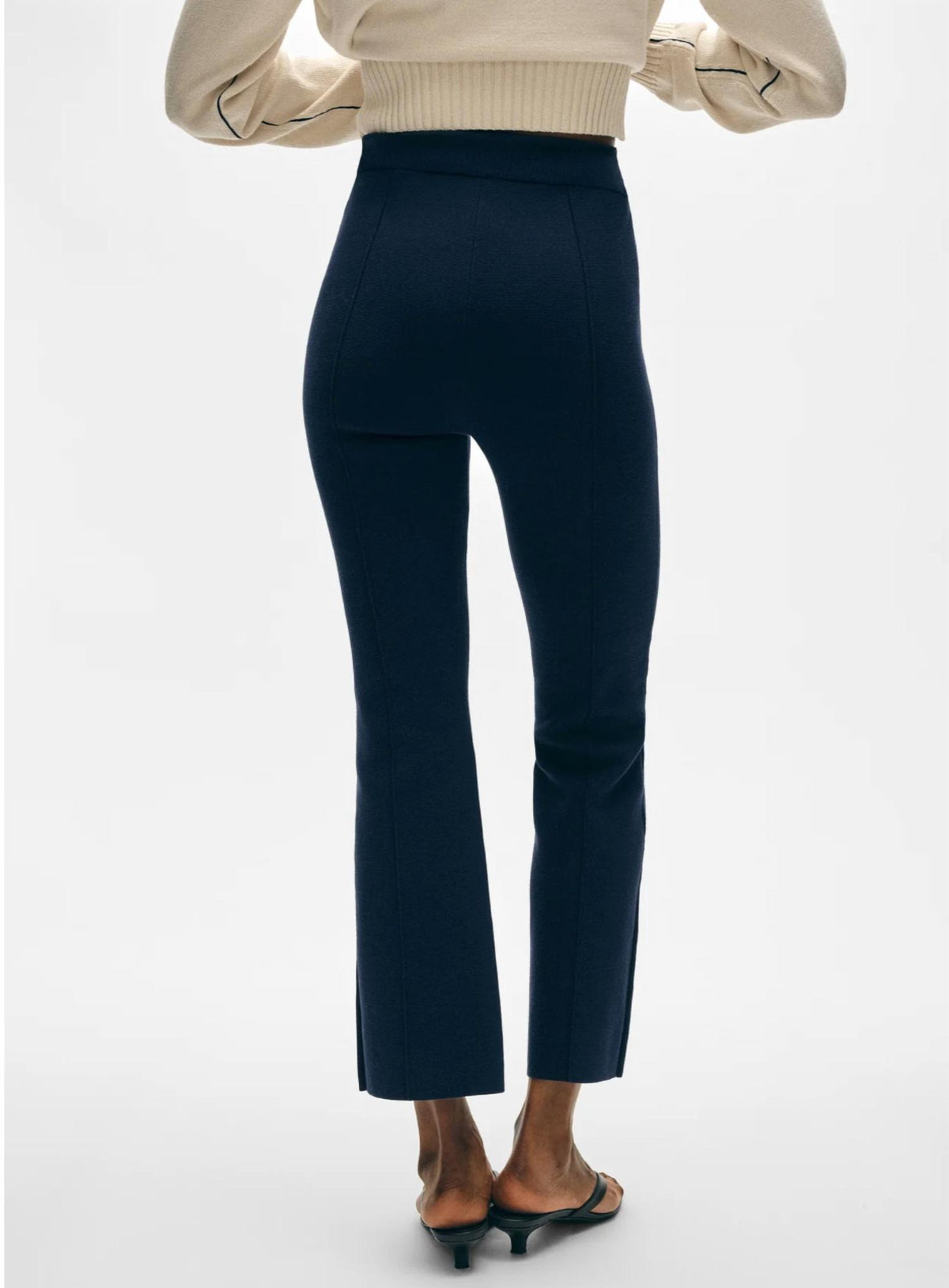 White + Warren - Superfine Organic Cotton Kick Flare Pants