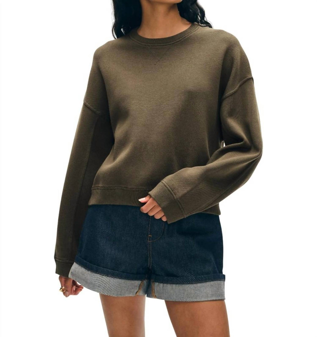 White + Warren - Superfine Organic Cotton Sweatshirt