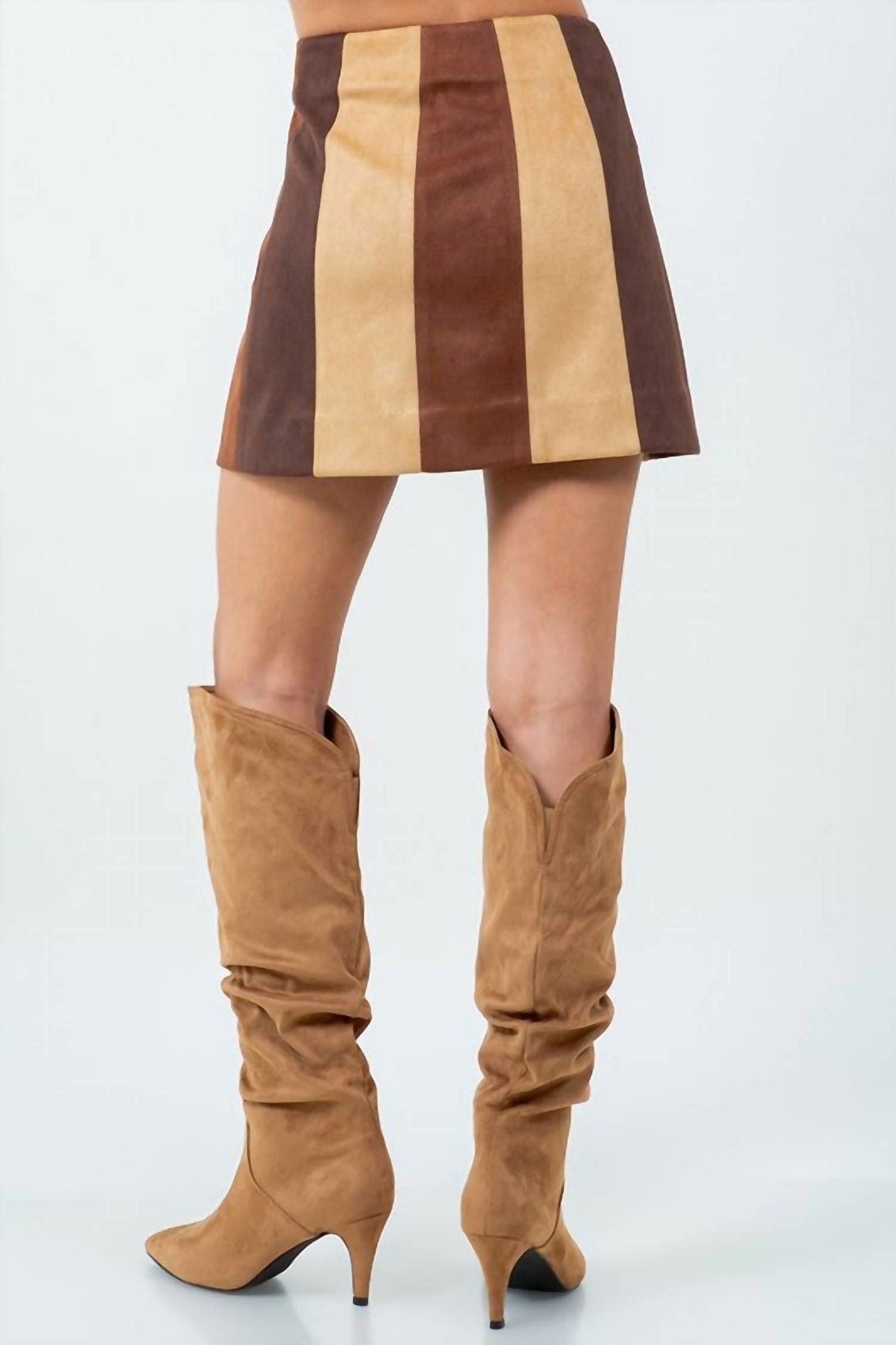 Whiteroom+Cactus - Suede Mini Skirt