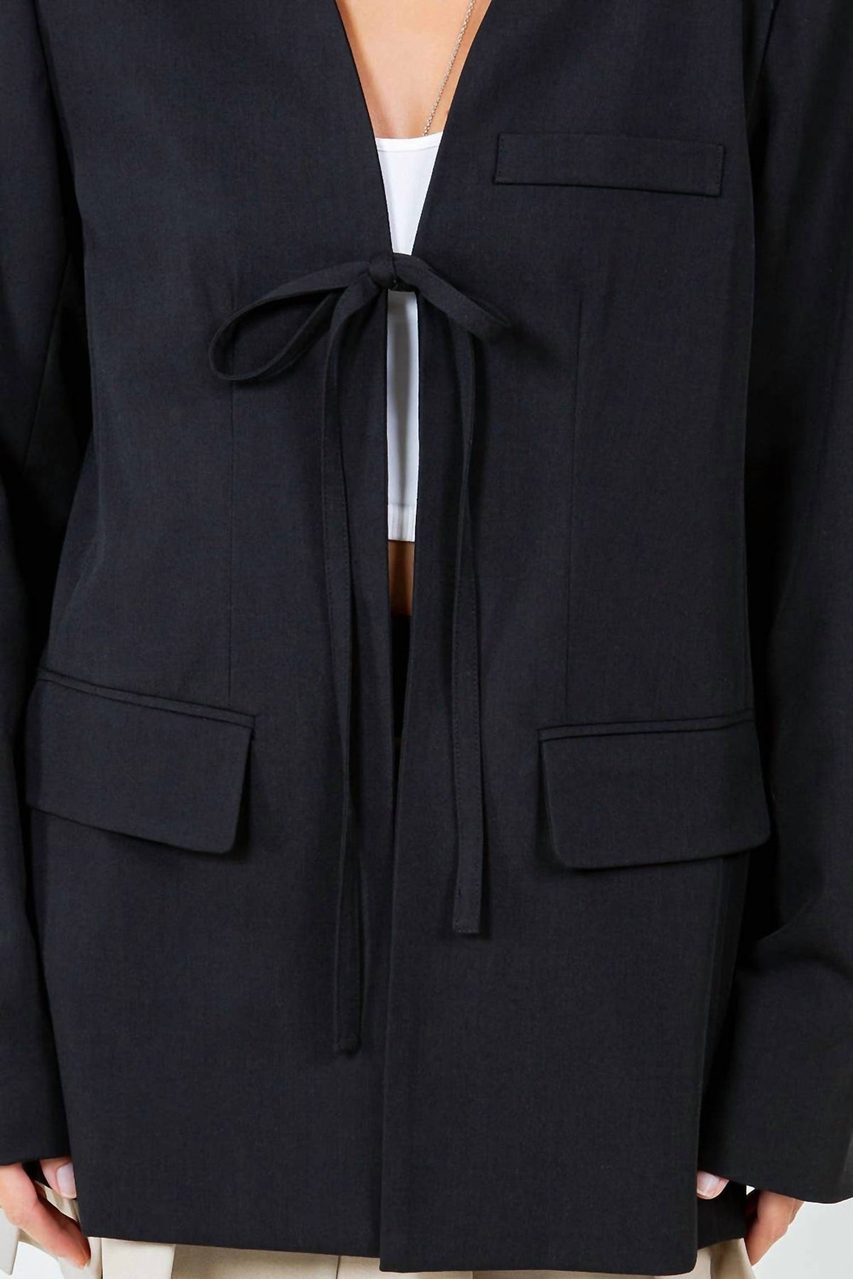 Whiteroom+Cactus - Center Tie Blazer